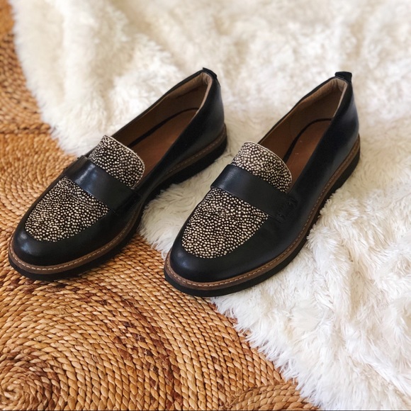 Clarks Shoes - clarks artisan leather calf hair loafers